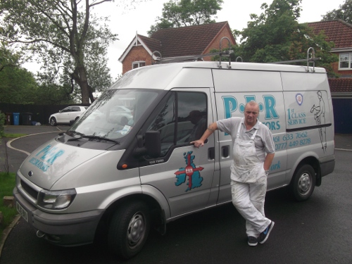 Phil with his van